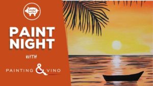 paint and wine class at Carnitas Snack Shack